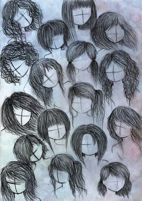 anime  manga hair styles   villainaurora  deviantart drawings