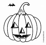 Jack Coloring Lantern Halloween Pumpkin Pages Printable Choose Board Kids sketch template