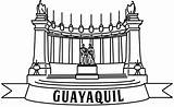 Guayaquil sketch template