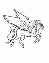 Coloring Pages Greek Pegasus Tattoo Greece Ancient Outline Fine Myth Mythology Print Tattooimages Biz Getcolorings Gods sketch template