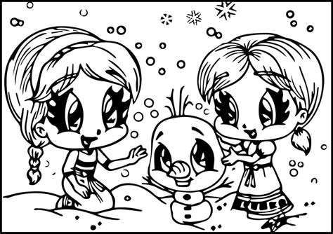 baby elsa coloring page frozen  elsa  anna coloring pages