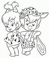 Flintstones Coloring Pages Popular sketch template