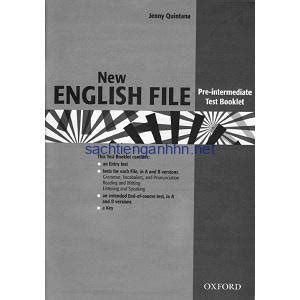 english file pre intermediate test booklet