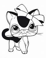 Coloring Pet Littlest Pages Shop Cat Lps Printable Kids Shops Print Colouring Color Sheets Getcolorings Popular Cartoon sketch template