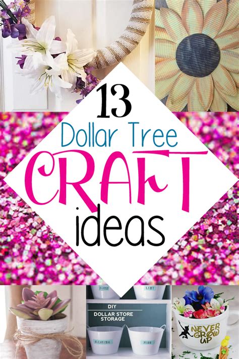 dollar tree crafts pinterest