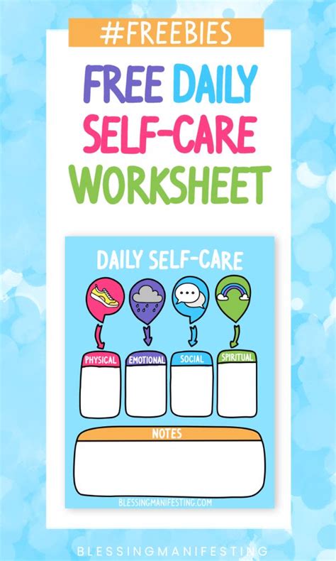 printable daily  care worksheet  love rainbow  care