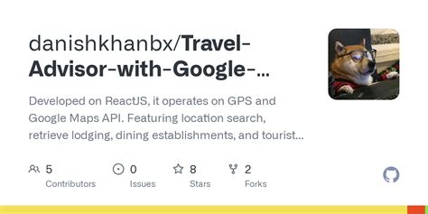 github danishkhanbxtravel advisor  google maps developed