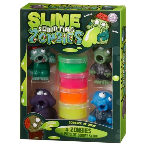 Slime Squirting Zombies Action Figures Bandm