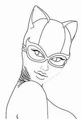 Coloring Pages Catwoman Cat Women Stained Puff Gotham Batman Paint Glass Projects Fun Kids Some sketch template