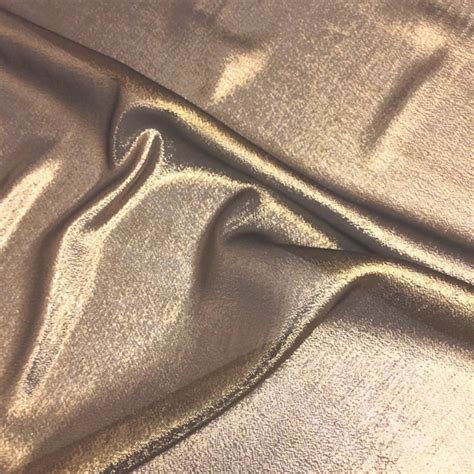 silk gold lame fabric   yard gold metallic silk fabric etsy