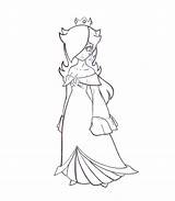 Rosalina Coloring Pages Princess Drawing Coloriage Lines Line Mario Super Floating Princesse Colouring Kids Chibi Deviantart Library Clipart Nintendo Getdrawings sketch template
