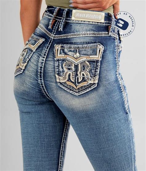 Rock Revival Nadine Ultra High Rise Skinny Jean Womens Jeans In