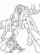 Shockwave Coloring Pages Transformers Printable sketch template