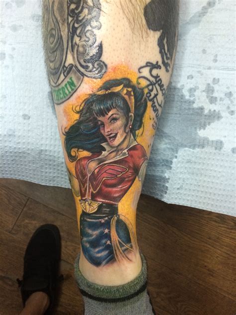 Wonder Woman Tattoo By Chad Miskimon Of Evolved Body Arts
