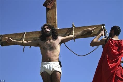 Thousands Gather On Good Friday In Trafalgar Square For Passion Play