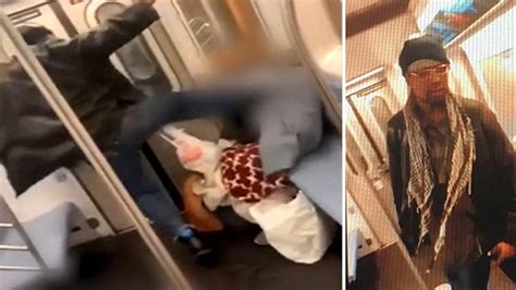disturbing video shows man kicking elderly woman in face on new york