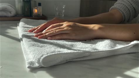 homemade hand massage asmr for sleep 💤 hand care skincare and nail