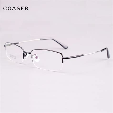 Memory Flexible Titanium Glasses Frame Men Eyeglasses Optical