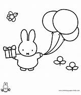 Miffy Coloring Pages Color Cartoon Printable Print Book sketch template