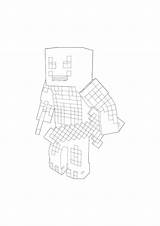 Minecraft Ender Sheets Coloring1 sketch template