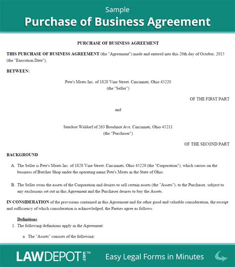 elegant image  business transfer agreement letterifyinfo