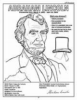 Coloring Lincoln Abraham Getcolorings Books Presidents Book Printable Pages sketch template