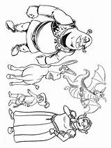 Coloring Shrek Pages Farquaad Lord Template Printable sketch template