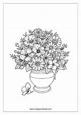 Flower Megaworkbook sketch template