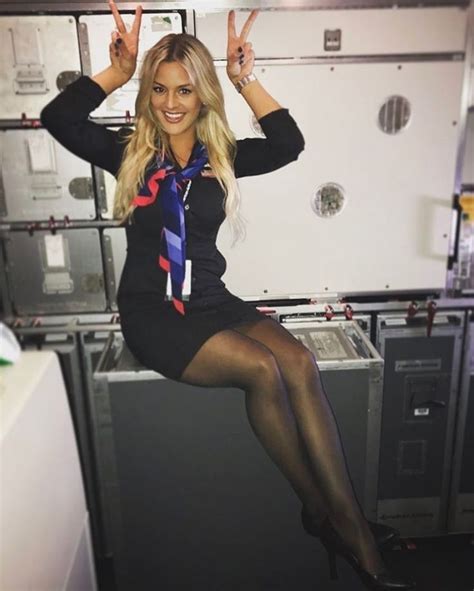 blonde flight attendant flight attendant hot flight
