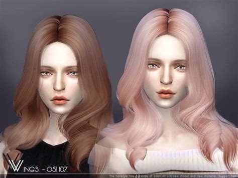 Wingssims Wings Os01107 Sims Hair Sims 4 The Sims 4 Skin