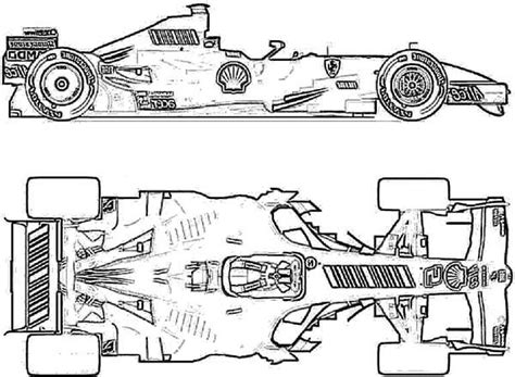 drawing   race car   front  rear wheels facing