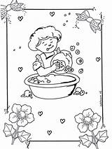 Lavar Platos Dishes Doing Coloring Colouring Pages Los Children Dibujos Opiniones Kids Småbarn Advertisement sketch template