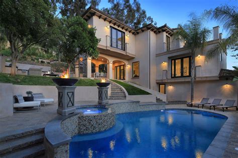 hollywood hills compound completed       kind dual residence sits   gated