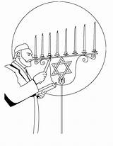 Shabbat Candle sketch template