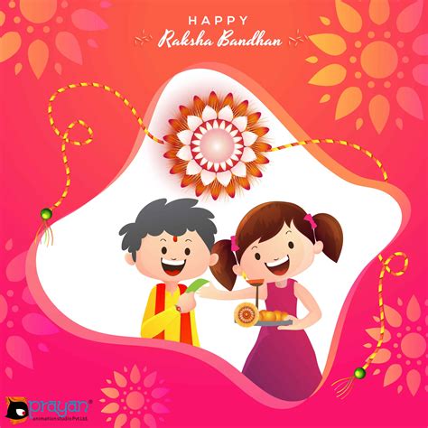 raksha bandhan rakhi  india prayan animation