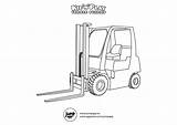 Pages Coloring Forklift Print School Drawing Printable Magic sketch template