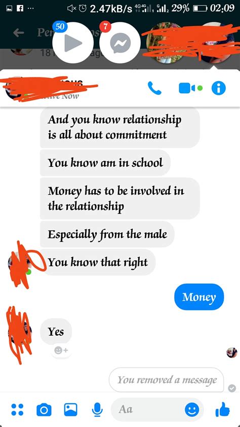 i asked her out she said no sex but i will commit money