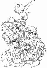 Sailor Moon Blank Coloring Drawing Pages Scouts Deviantart Book Iris Jade Sheets Pluto Drawings Getdrawings Paintingvalley Adult Colouring sketch template