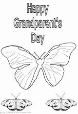 Grandparents sketch template