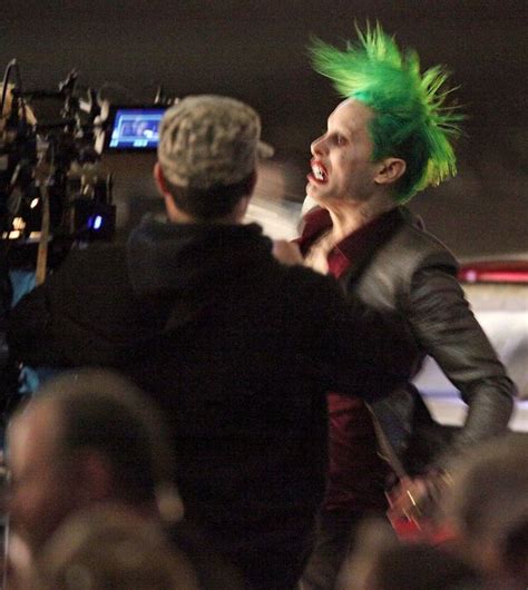 Suicide Squad Spoilers Jared Leto S Joker Shot By