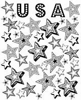 Coloring Patriotic Printable Pages Stars Adults Flag Print Latin States United Usa Getcolorings Flags Getdrawings Color Crafts Kids Colouring Book sketch template