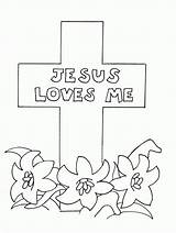 Coloring Lent Pages Children Printable Jesus Loves sketch template