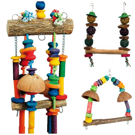 rainforest cages large bird toys pack