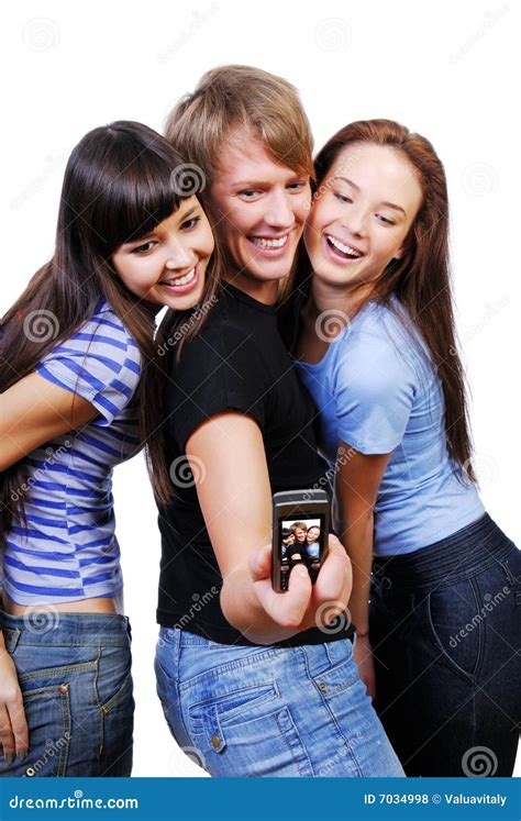 teenagers playing stock photo image  group cheerful