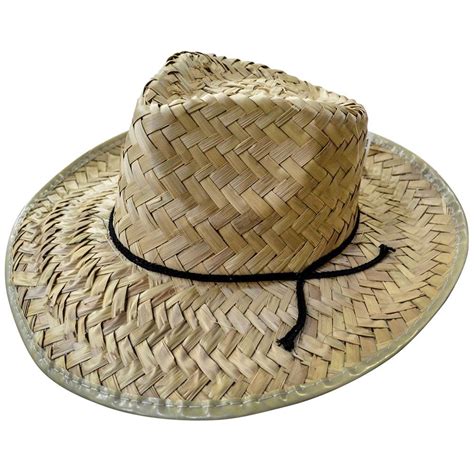 palm straw hat with out green visor agri supply 40344