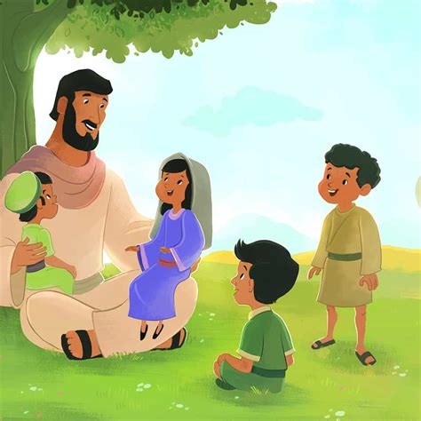 jesus blessed  children bible lesson  children childrens bible