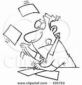 Paperwork Speeding Businessman Line Through Clipart Illustration Royalty Toonaday Rf Paper Cartoon Work Autor Outlined Suggesting Male Book His 2021 sketch template