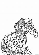 Paarden Fohlen Puledro Mozaiek Pferd Coloriage Chevaux Cavallo Disegno Colorare Adulte Paard Veulen Pferden Mosaik Ausmalbilder Educolor Wedstrijd Kleurplaatjes Stilizzato sketch template