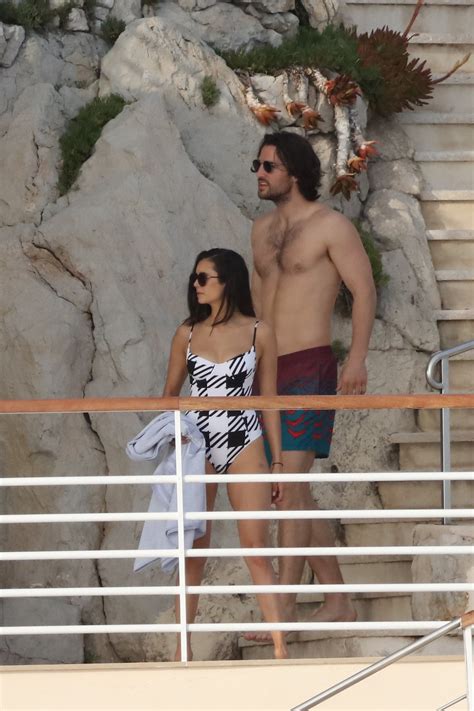 Nina Dobrev In Sexy Swimsuit Kissing Grant Mellon The