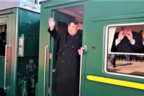 kim jong  travels  russia   armoured train   travel nigeria
